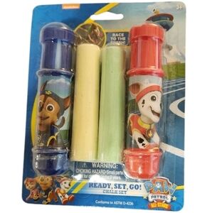 PAW Patrol Chalk Set - Blue, Yellow, Green, Red